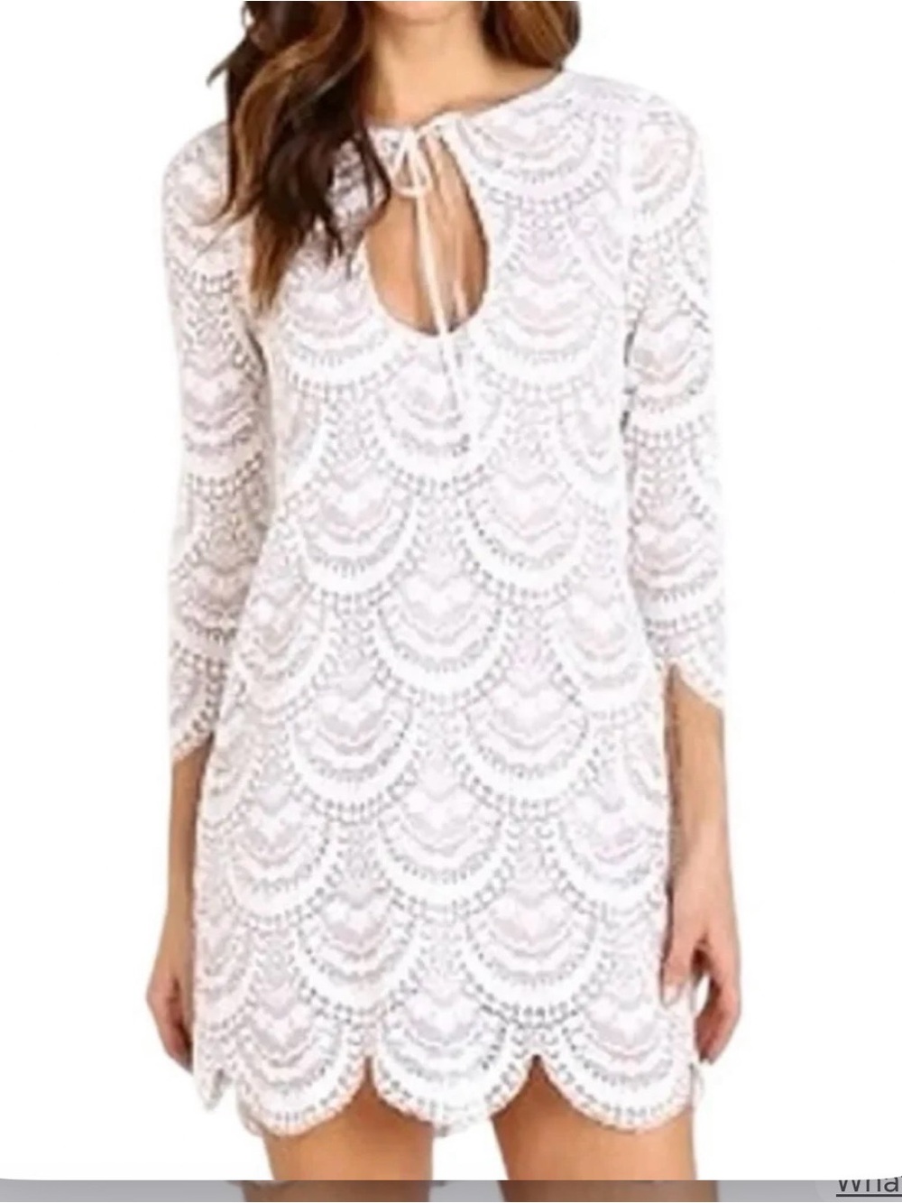 For Love & Lemons Lace Mini Dress Sz L